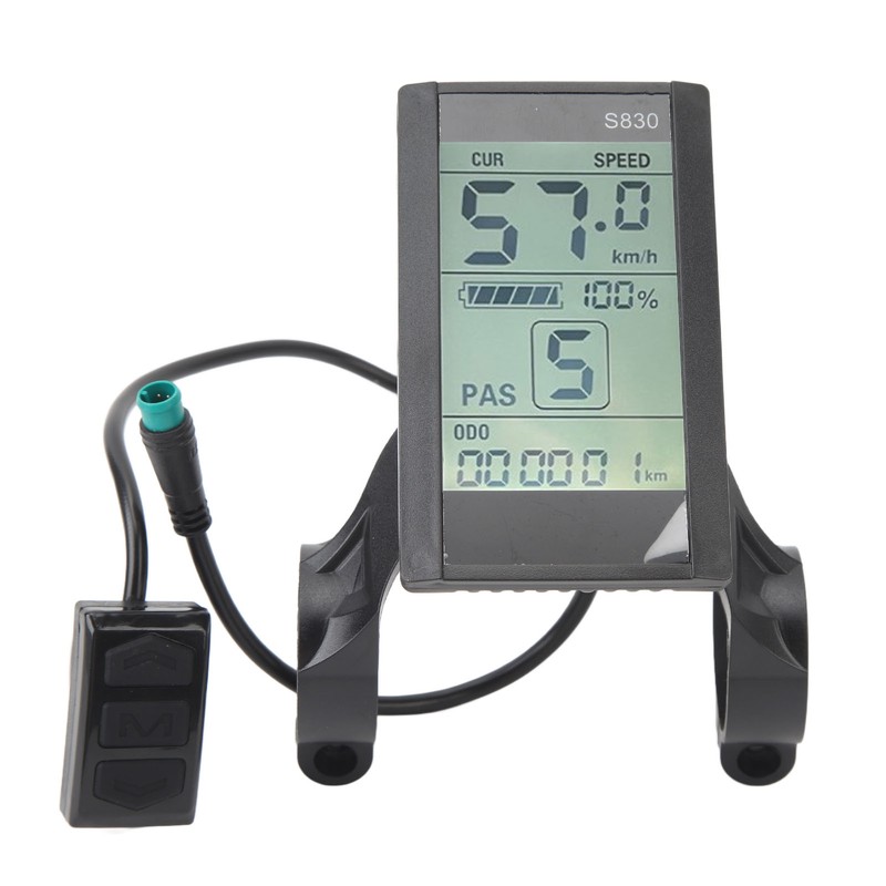 Electric Bike LCD Display Panel 24V 36V 48V LCD S830