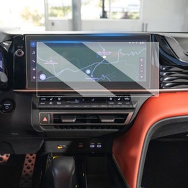 TTCR-II 2 Pcs Compatible with 2025-2026 Toyota Camry Screen Protector 12.3 Inch (XLE/XSE/SE), for 2025-2026 Camry Navigation Display Screen Protector 12.3 In, Tempered Glass Film for XV80