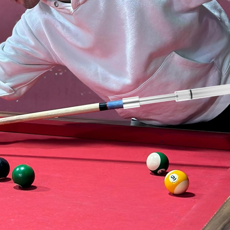 Sosoport Stable Billiard Extender Lightweight Extension Rod for Easy Use