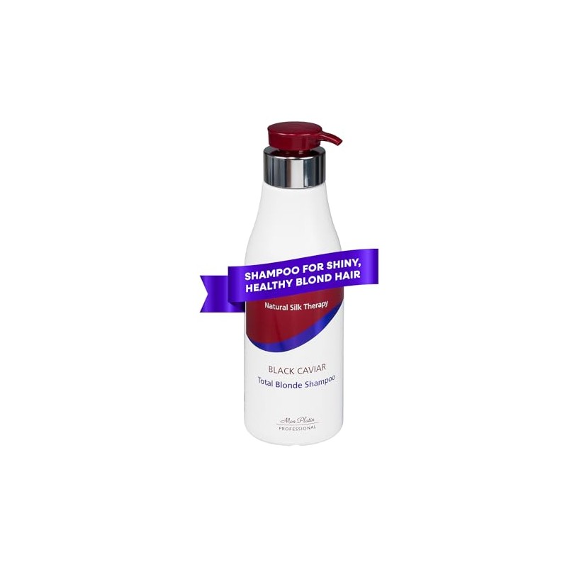 Mon Platin Natural Silk Therapy Total Blonde Shampoo for Blonde
