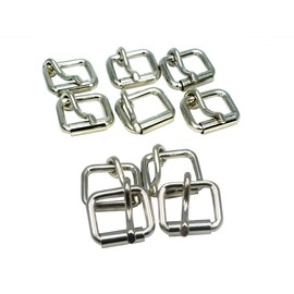 FAMILY TOOL 57200 Pipe Buckle (Inner Width 0.6 inch (15 mm) Thick), Silver, Pack of 10