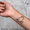 Azeeda 4 x 'Märchenprinz Frosch' Temporäre Tattoos - Wasserfest, Hautfreundlich