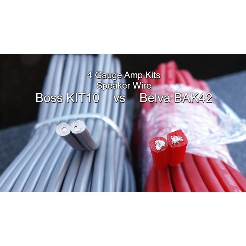 Belva BAK42BL 4 Gauge Premium (CCA) Copper Clad Aluminum Complete