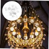 LALAFINA 20Pcs DIY Spring Clamp for Pendant Shade Clips Lampshade