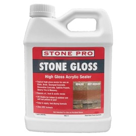 Stone Pro Stone Gloss - High Gloss Acrylic Sealer (1 Quart)