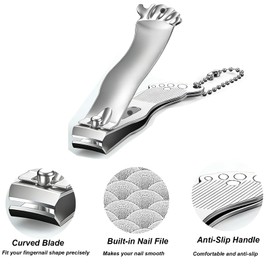 Funny Nail Clippers Set - Gag Gifts for Men, White Elephant Gifts for Adults, Stocking Stuffers & Cool Gadgets for Dad Boyfriend Husband Friends