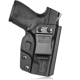 M&P Shield 9MM Holster, IWB Polymer Holster Fit M&P Shield .40 3.1''|Smith and Wesson MP Shield 9mm, Inside Waistband Concealed Carry Holster, Adjustable Cant & Retention-Right Hand
