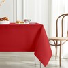 Mysky Home Table Cloth 60x102 Inch Valentine's Day Red Tablecloth