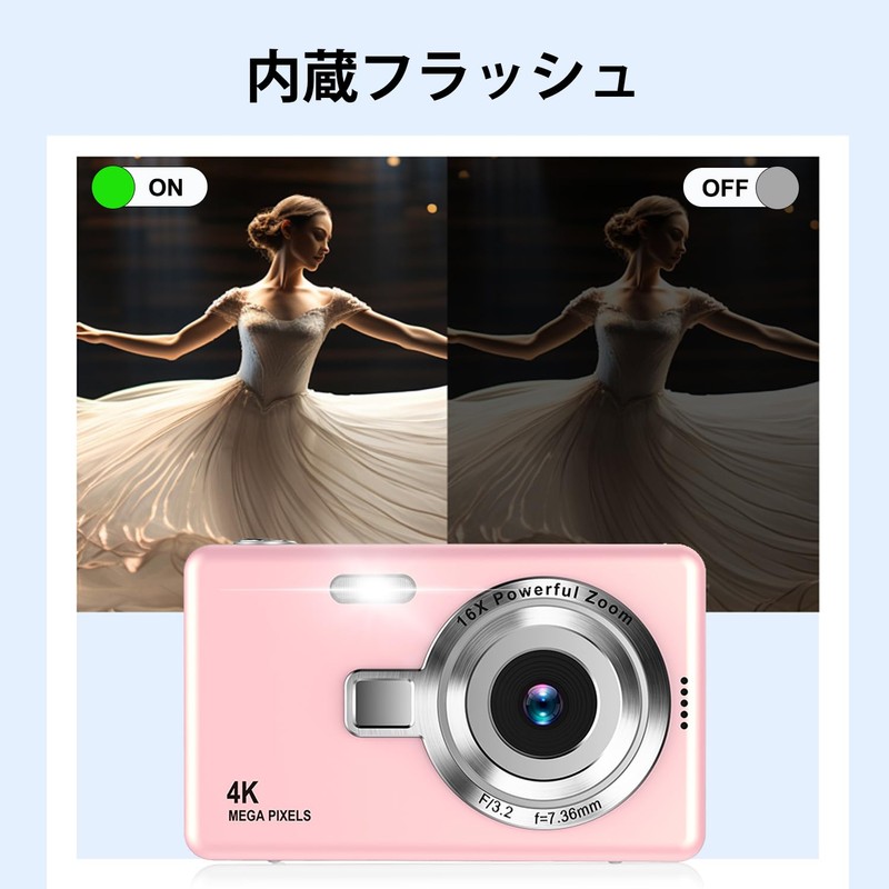 Digital Camera (4K Video Recording, 50 Million Pixels) Digital Camera,