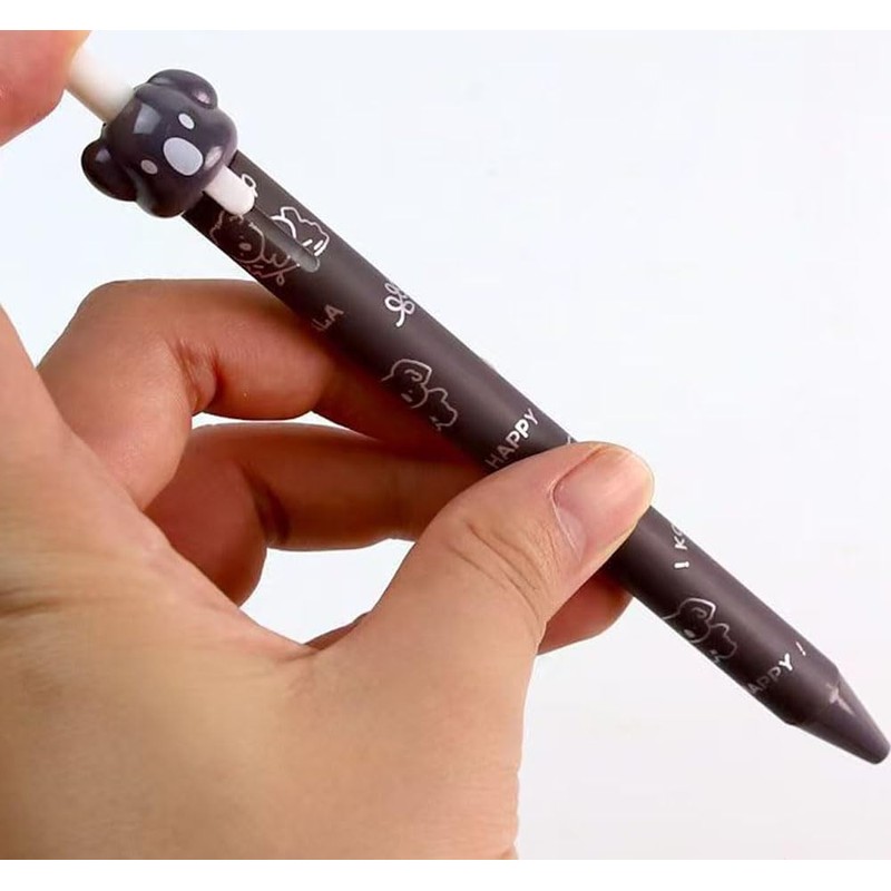 12 PCS Cute Animal Koala Pens 0.5mm Black Ink Novelty