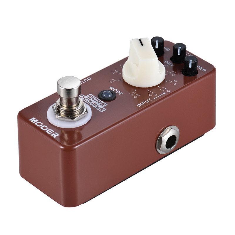 MOOER PURE OCTAVE Mini Octave Guitar Effect Pedal 11 Octave
