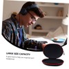 MERRYHAPY 2 Pcs Ergonomic Headphone Storage Case Portable Headphone Carrying
