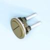 HOROW 48mm Toilet Flush Button Gold Dual Flush for HOROW