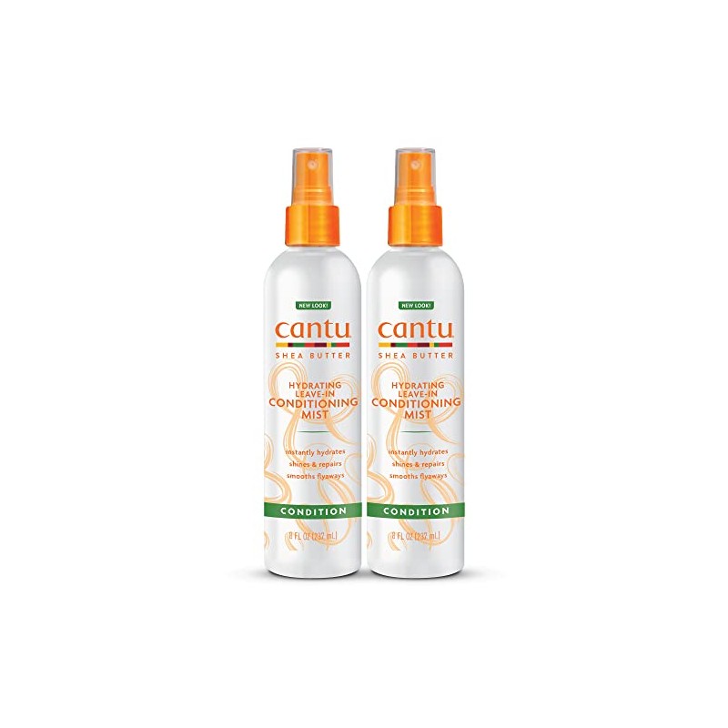 Cantu Leave-In Conditioning Mist with Pure Shea Butter, 8 fl