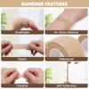 4Pcs Cohesive Finger Tape, 2.5cm x 4.5m Sport Latex Free
