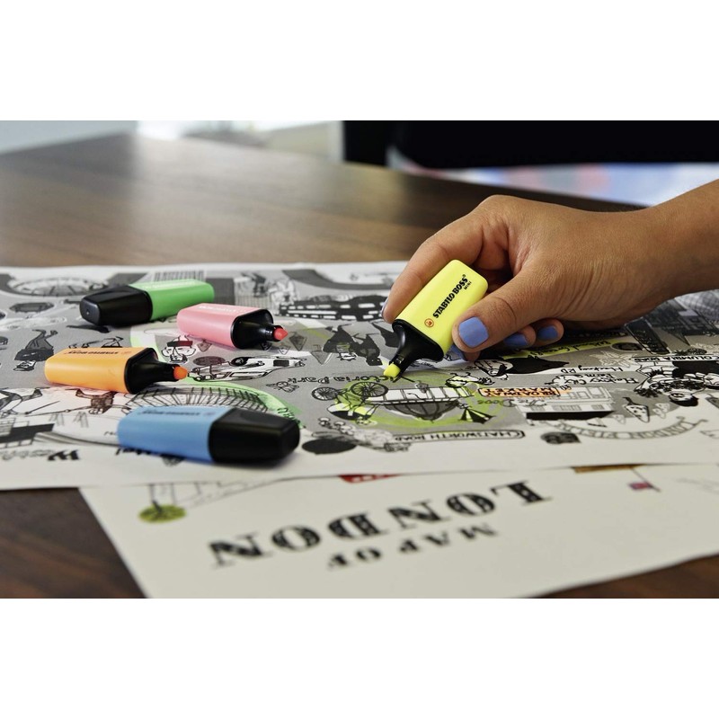 Highlighter - STABILO BOSS MINI - Pack of 3 -