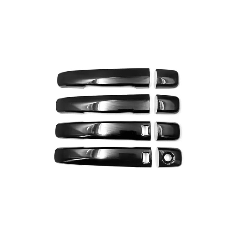 Toworldit 8pcs/Set ABS Exterior Door Handle Decorative Cover Trim Compatible