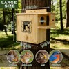 Firmlly Extra Large Outdoor Squirrel House, Wooden Nesting Box