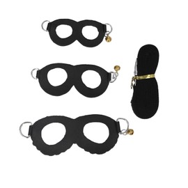 Tnfeeon Guinea Pig Clothes Baby Ferret Hamster Soft Harness Lead Vest Set with Bell for Guinea Pigs Hamsters Ferret Rabbit Chinchilla and Similar Small Animals 3 Pieces