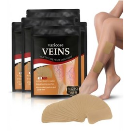 Parches para Varices - Kit Esencial 48 Pcs - Tratamiento para Arañas Vasculares y Piernas Cansadas - Mejora la Circulación y Alivia la Hinchazón