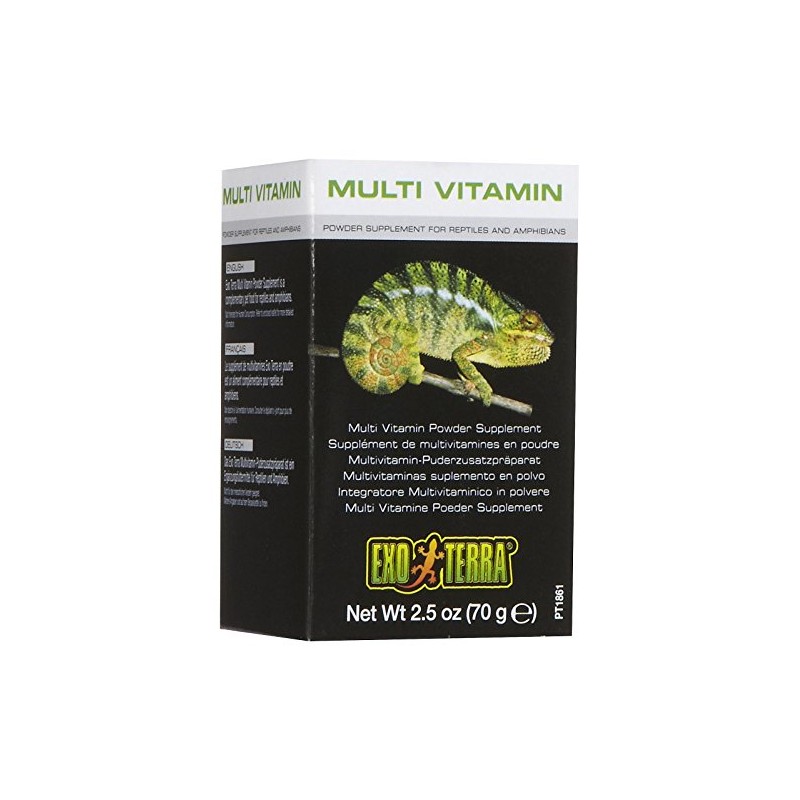 Exo Terra Multi Vitamin Powder Supplement for Reptiles & Amphibians