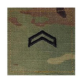 Army ROTC Enlisted Cadet Rank OCP Scorpion with Hook Fastener (Corporal E-4)
