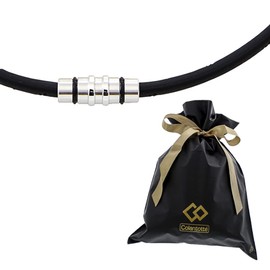 Colantotte Magnetic Necklace Crest Premium Color Necklace Limited Gift Set (Premium Silver, M)