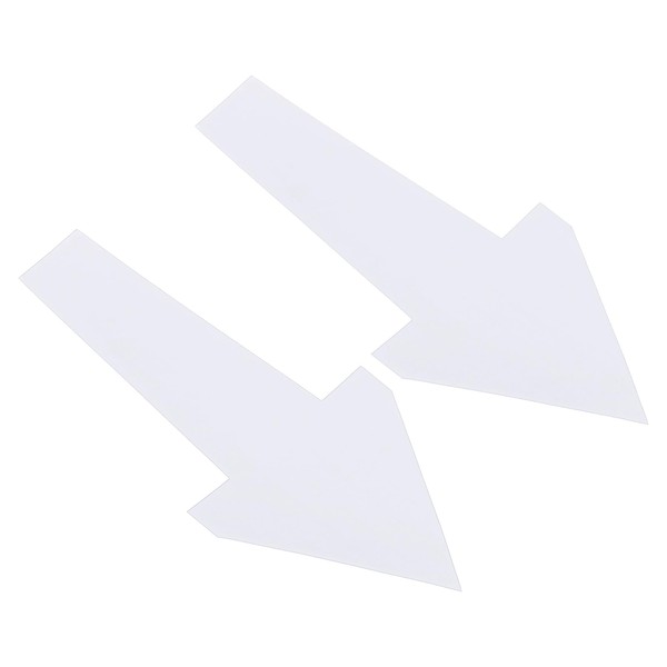 PATIKIL 12" x 6" Arrow Sticker, 24 Pcs PVC Removable