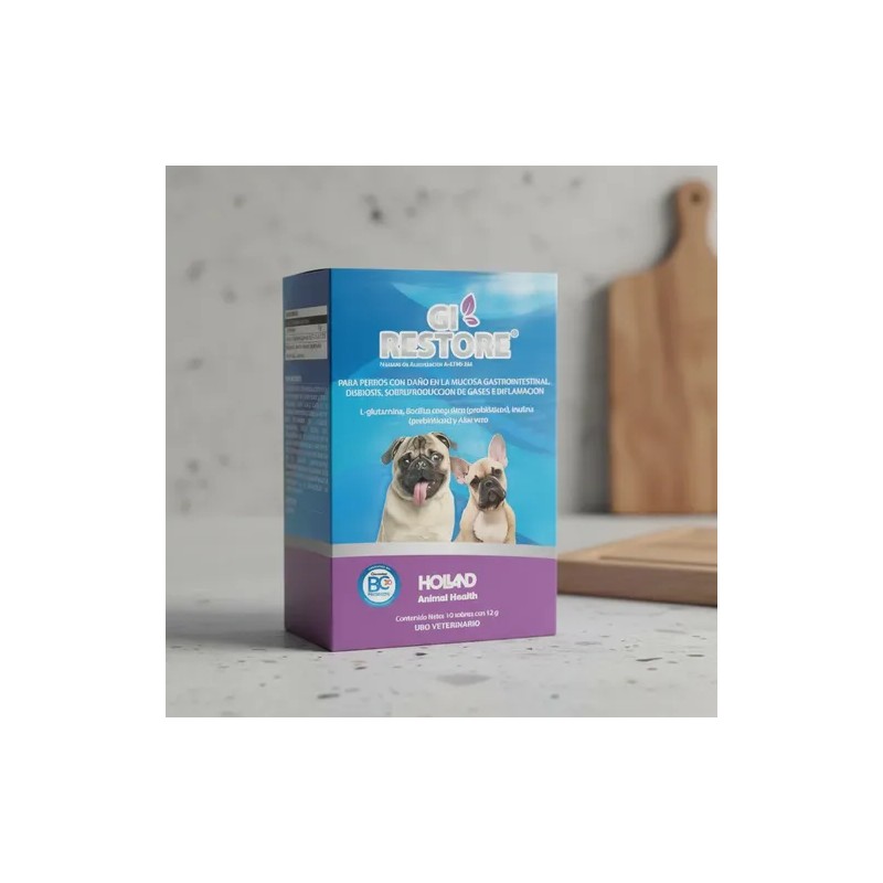 Holland Gi Restore Probioticos, Con Glutamina Perro 120gr