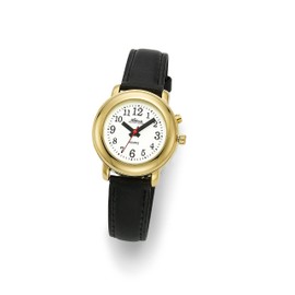 Talking Watch with Time Announcement for Ladies Watch Gold – 8916-9, Strap.