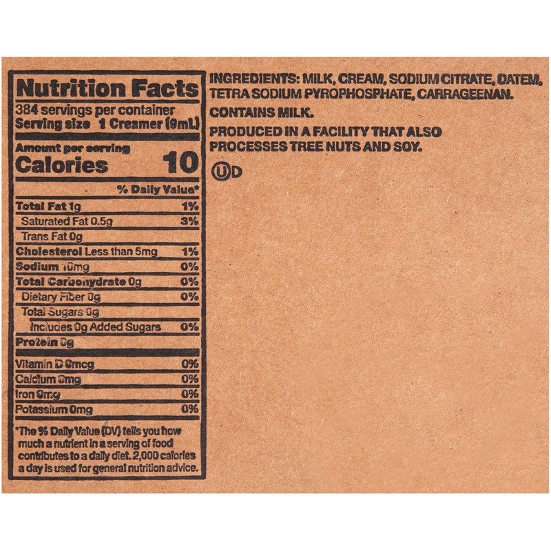 International Delight Coffee Creamer Singles, Half & Half, Shelf Stable