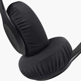ShotR Headphone Cover Super Stretch Ear Pad Cover for 8-11cm Around Ear Headphones Washable (Black)
