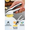 Premium Garlic Press, Heavy Duty Garlic Crusher & Mincer, Super