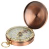 Compass Premium Vintage Retro Copper Flip Cover Pocket Watch Compass