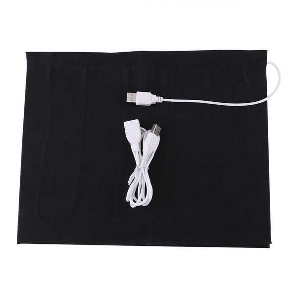 1pc 5V USB Electric Cloth Heater Pad Heating Element for Clothes Pet Warmer 35℃-50℃ Mat