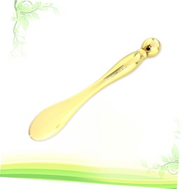Baluue 1pc Eye Massage Stick Facial Accessories Face Spoon Eye Cream Massage Sticks Eye Applicator Wands Massage Tools Eye Cream Roller Applicator Eye Massage Applicator Massager Golden