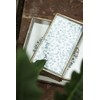 Napkins with Black Flower Wreath Pack of 50 by Ib