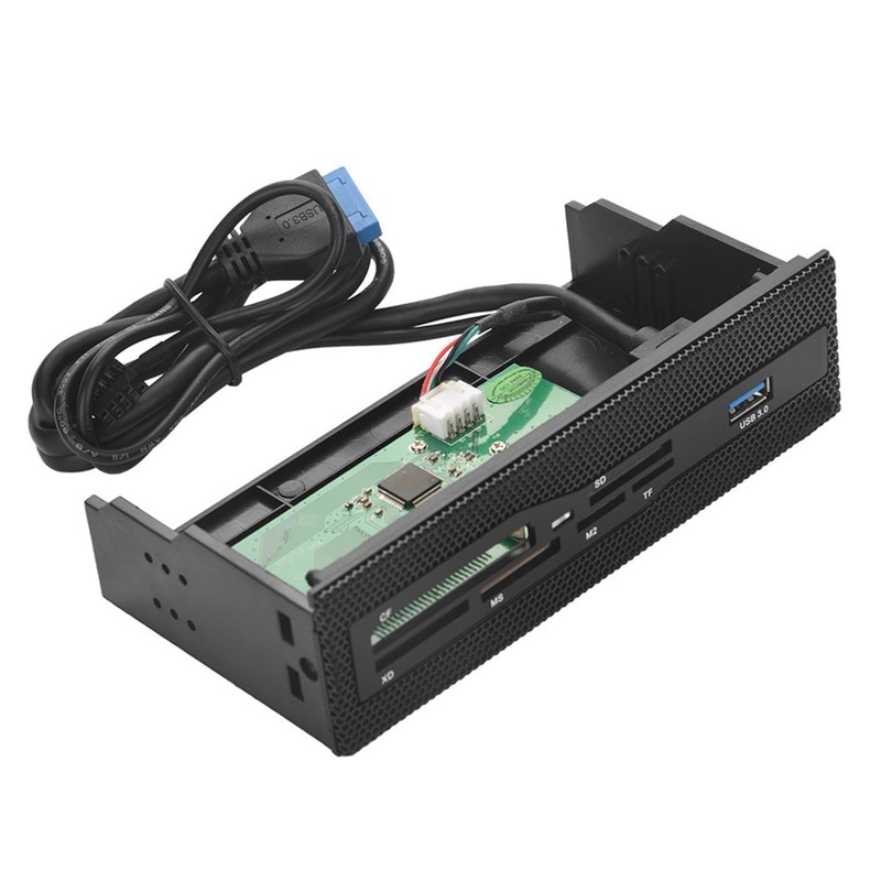 Agatige Internal Card Reader, 5.25 Inch USB 3.0 PC Front