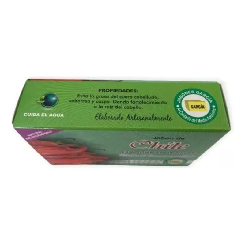 Jabón García De Chile 1 Pieza 125g Ecológico Biodegradable
