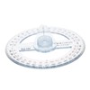 Gatuida 360 Degree Protractor Circle Geometric Ruler Multi-Angle Measuring Ruler