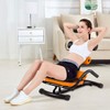 GYMAX Abdominal Twister Trainer, Incline Ab Rocket Exerciser Height Adjustable,