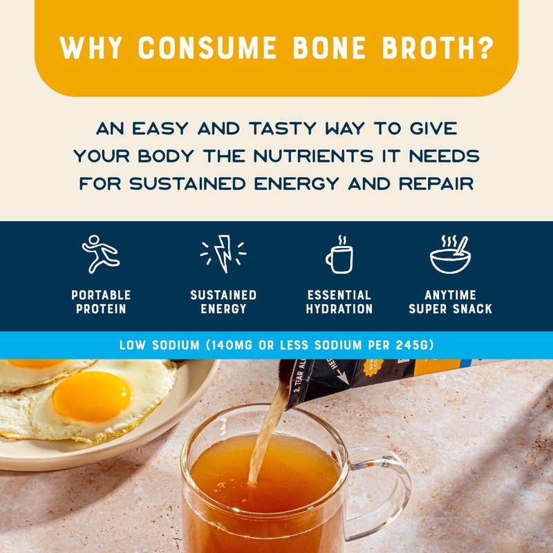 Bare Bones Low Sodium Organic Chicken Bone Broth | Pour