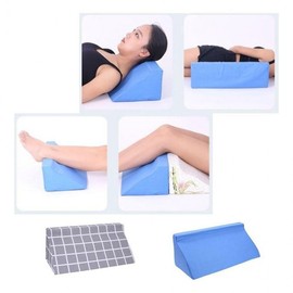 Elderly posture change cushion, silver product, triangle care tool Large Gray Check/Large