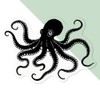 'Happy Octopus ' Clear Sticker Decal – Waterproof Film for
