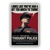 I Looks Like You've Had A Bit Too Much to Think Thought Police Vinyl Sticker Decal