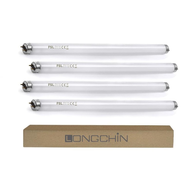 Longchin T8 10W Bug Zapper Replacement Light Bulbs for 20W