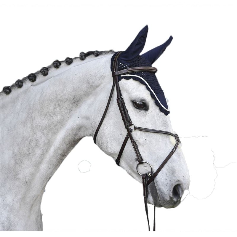 Spire Spire Horse Soft Crochet Fly Veil Breathable Cotton Ear
