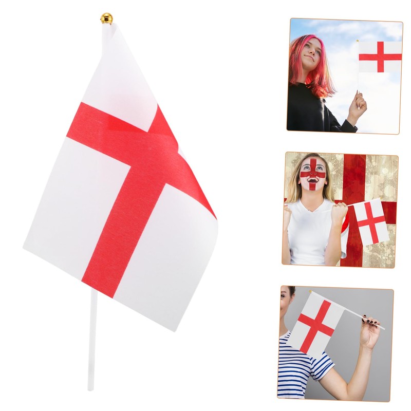 Outanaya 12PCS Uk Handheld Flags for Sports Events Parties England
