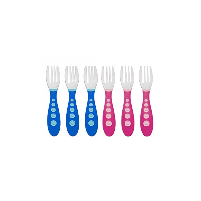First Essentials by NUK Kiddy Cutlery 6 Piece Fork Set
