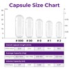 ATLEMISME Pullulan Empty Capsules Size 00 - Vegan Capsules Empty
